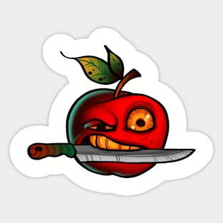 Dangerous apple Sticker